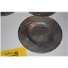 Image 6 : 5 1/4" & 6" VINTAGE ETCHED BOWLS & PLATE, SILVER ON COPPER, MANUFACTURED FOR GROSSMAN MOODY LTD. & D