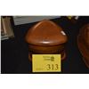 Image 1 : 3 SECTION SPIRAL JEWELRY BOX W/FELT LINING