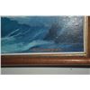 Image 3 : FRAMED OIL PAINTING, MOONLIGHT OVER KAAAWA COAST; SIGNED S. CUNNINGHAM (SHIRLEY) (18" X 13 1/2")
