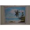 Image 1 : FRAMED PAINTING ON MASONITE, SEASCAPE; SIGNED S. PRATHER (15" X 12")