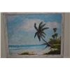 Image 3 : FRAMED PAINTING ON MASONITE, SEASCAPE; SIGNED S. PRATHER (15" X 12")