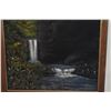 Image 3 : FRAMED VELVET PAINTING, SEVEN SACRED POOLS OF MAUI; SIGNED DEPONCE (JOHN) (22" X 18")