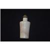 Image 2 : CHINESE PORCELAIN SNUFF BOTTLE W/PINK BLUSH GLAZE, BRASS TOP