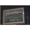 Image 2 : KOA FRAMED PRINT, LAHAINA TOWN, 29/275 (18 1/2" X 16")