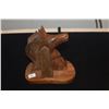 Image 3 : VINTAGE MID CENTURY HAWAIIAN CARVED WOOD UNICORN PERFUME BOTTLE