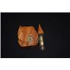 Image 3 : VINTAGE HAND CARVED MONKEYPOD WOOD PERFUME BOTTLE W/ORIGINAL BOX, CA. 1940'S