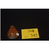 Image 1 : 1930'S HAND CARVED WOOD "PIKAKE LEI" PERFUME BOTTLE DESIGNED & PRODUCED BY THE S. & G. GUMP CO. (GUM