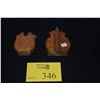 Image 1 : VINTAGE HAND CARVED WOOD PERFUME BOTTLES (2 PCS)