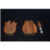 Image 3 : VINTAGE HAND CARVED WOOD PERFUME BOTTLES (2 PCS)