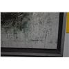 Image 3 : FRAMED ACRYLIC ABSTRACT, POLYMER ON CARVED PLYWOOD, TITLED "CORE III"; SIGNED HAYASHIDA '69 (14 1/2"