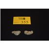 Image 1 : NEPHRITE JADE FISH & ROOSTER (1 7/8") (2 PCS) (DOES NOT INCLUDE STAND)