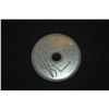 Image 4 : CHINESE STYLIZED NEPHRITE AX & JADEITE PI (1 1/2" TO 2") (2 PCS) (DOES NOT INCLUDE STAND)