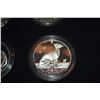 Image 7 : ISLE OF MAN 1 CROWN COMMEMORATIVE COINS, 1 OUNCE FINE SILVER EACH (1988-1996) (9 PCS)