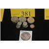 Image 1 : FRANKLIN SILVER HALF DOLLARS-6, WALKING LIBERTY SILVER HALF DOLLARS-4, KENNEDY SILVER HALF DOLLARS-2