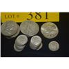 Image 4 : FRANKLIN SILVER HALF DOLLARS-6, WALKING LIBERTY SILVER HALF DOLLARS-4, KENNEDY SILVER HALF DOLLARS-2