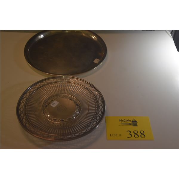 STERLING SILVER TRAYS (492 GTW) (2 PCS)