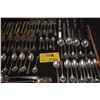 Image 1 : 70 PIECE U.S. STERLING SILVER FLATWARE SET IN THE PINE TREE PATTERN BY INTERNATIONAL SILVER COMPANY 