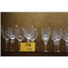 Image 1 : VINTAGE WATERFORD CUT CRYSTAL STEMWARE, CURRAGHMORE PATTERN (22 PCS)