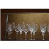 Image 2 : VINTAGE WATERFORD CUT CRYSTAL STEMWARE, CURRAGHMORE PATTERN (22 PCS)