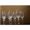 Image 4 : VINTAGE WATERFORD CUT CRYSTAL STEMWARE, CURRAGHMORE PATTERN (22 PCS)