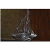 Image 2 : DAUM CRYSTAL SAILBOAT (7" X 8 1/4")