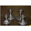 Image 2 : STERLING SILVER CANDLE HOLDERS (4 PCS)