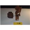 Image 1 : VINTAGE HAND CARVED WOODEN PERFUME BOTTLES (3 PCS)