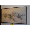 Image 2 : FRAMED ORIGINAL ABSTRACT OIL PAINTING BY RYK BURGESS (37" X 21")