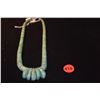 Image 1 : VINTAGE NATIVE AMERICAN INDIAN TURQUOISE CHOKER (18")