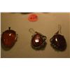 Image 4 : STERLING SILVER AMBER JEWELRY (6 PCS)