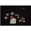 Image 1 : STERLING SILVER RINGS & EARRINGS (PEARL SUITE MARKED 950 SILVER) (39 GTW) (7 PCS)