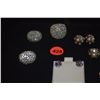 Image 4 : STERLING SILVER RINGS & EARRINGS (PEARL SUITE MARKED 950 SILVER) (39 GTW) (7 PCS)