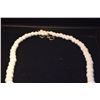 Image 3 : WHITE SPONGE CORAL NECKLACE W/STERLING SILVER CLASP, CA. 1940'S-1950'S (7.5-22 MM) (33")
