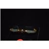 Image 3 : 14K CARVED GREEN JADE BRACELET (22.1 GTW)