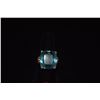 Image 2 : 14K BLUE TOPAZ (18 X 17 X 12-13 MM) & MELEE DIAMOND RING (17.4 GTW)