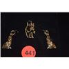 Image 2 : 14K CAT PENDANTS (3.7 GTW) (3 PCS)