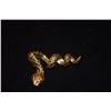 Image 2 : 14K COILING SNAKE-FORM BROOCH W/RUBY EYES (6.4 GTW)