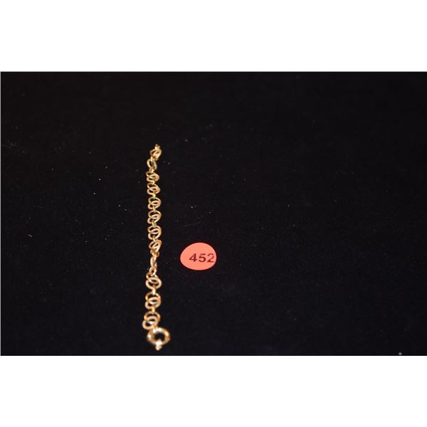14K CHAIN LINK BRACELET (5.3 G)