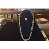 Image 1 : 14K OVAL LINK W/ROPE-TEXTURED NECKLACE W/BOX CLASP & SAFETY CATCH (141.2 G)