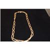 Image 3 : 14K OVAL LINK W/ROPE-TEXTURED NECKLACE W/BOX CLASP & SAFETY CATCH (141.2 G)