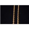 Image 3 : 14K TWISTED ROPE CHAIN NECKLACE W/OPENWORK NUGGET-STYLE PENDANT (38.9 GTW)
