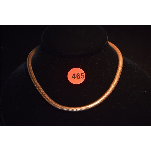 ROSE GOLD WIDE CABLE NECKLACE (39.1 G)