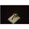 Image 3 : 14K MALACHITE CABOCHON RING (5.9 GTW)