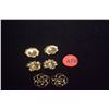 Image 1 : 14K STUD EARRING JACKETS (3.8 GTW) (3 PAIR)