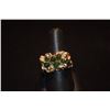 Image 2 : 14K EMERALD CABOCHON PIERCED NUGGET STYLE RING (18.7 GTW)