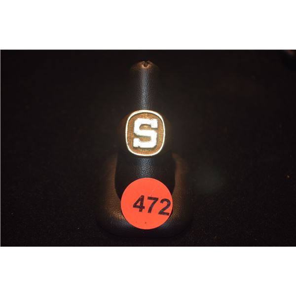 10K "S" SEAL STYLE RING (13.7 G)