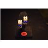 Image 1 : 14K BUTTON PEARL & LAPIS LAZULI BEAD EARRINGS (10 GTW)