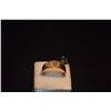 Image 3 : 14K GREEN SAPPHIRE RING (3.19 GTW)