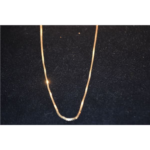 14K BOX CHAIN NECKLACE (4.8 G)