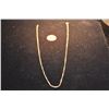 Image 2 : 14K BOX CHAIN NECKLACE (4.8 G)
